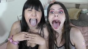 ziva fey - extreme hollering hooting silly faces with ondrea lee