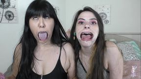 ziva fey - extreme hollering hooting silly faces with ondrea lee