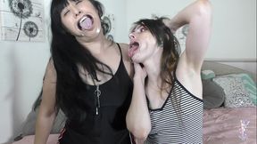 ziva fey - extreme hollering hooting silly faces with ondrea lee