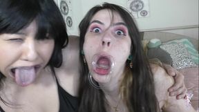 ziva fey - extreme hollering hooting silly faces with ondrea lee