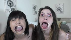 ziva fey - extreme hollering hooting silly faces with ondrea lee