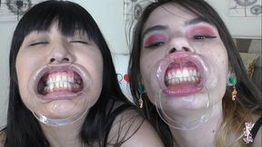 ziva fey - extreme hollering hooting silly faces with ondrea lee