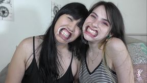 ziva fey - extreme hollering hooting silly faces with ondrea lee