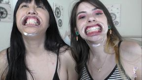 ziva fey - extreme hollering hooting silly faces with ondrea lee