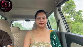 Doggystyle Handjob for Friend in Car Outdoors - Risky Sex Hindi Audio
