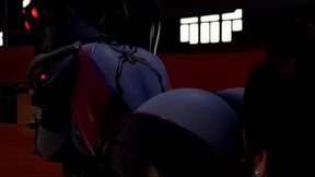 Tracer Kissing Widowmaker'_s Ass