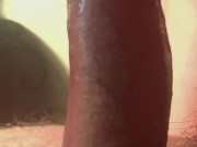 Intense SELF SUCK from an unusual sexy angle! / ORAL CREAMPIE