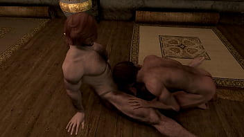 Skyrim: Sucking cock after a long day at work