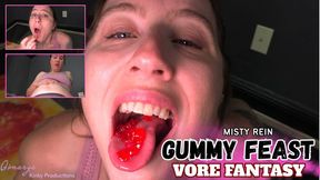 Beefy Guys Turned Gummy: Misty Rein’s Vore Fantasy POV 4K