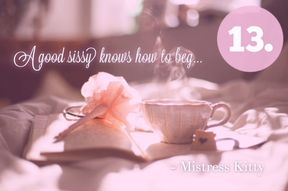 Sissy Training with Mistress Kitty: Session 13