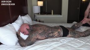 Bareback massage and fuck with the Johnny the bear!