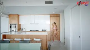 Hot wife wakes up with a hard cock