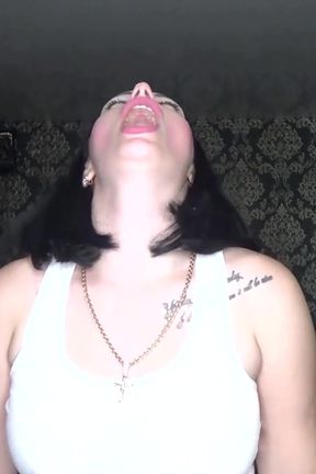 Strong shoulders muscles worship! Sport motivation for pathetic loser like you !