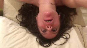 Extreme Female Orgasm after spanking, w fingering, pussy licking & vibrator
