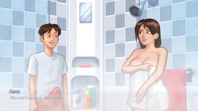 Summertime Saga - Gameplay - Roleplay - Debbie's Handjob, Masturbation, Pussy Licking