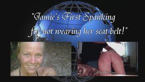 Jamie's First Spanking for no seat belt