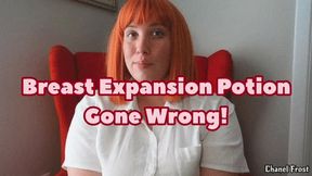 Breast Expansion Potion Gone Wrong