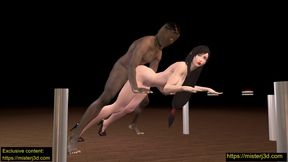 Tifa Needs A Bigger Partner In Doggy Position