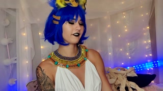 Ankha Swallows Goddess Sacrifices! FULL (Soft Vore, Neck Fetish)