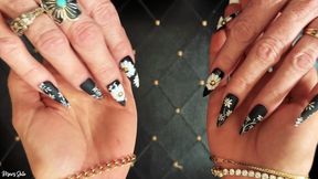 Hand Tickling Close-Up: Mars Can’t Handle Her Fingernail Tickling with Harmony and Mars Solo