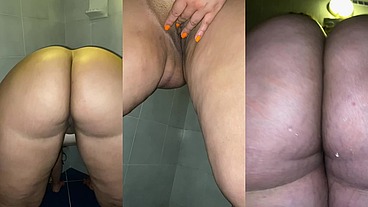 Luego de la ducha me acaricio hasta chorrearme