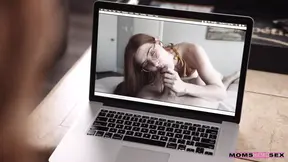 Accidental stepmom encounter - stepdaughter's sex tape