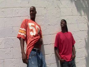 Thirty centimeter black cock in ass