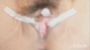 Clitoral suctioI pumped and enlarged her clitoris while applying the massager to her and brought her to orgasm