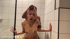 Michikomalandro Sucks BBC Then Gets Anal Fucked in the Shower Part 2