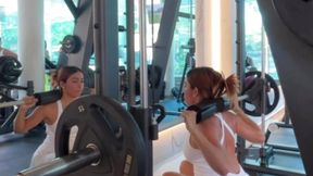 IN THE GYM❤️‍🔥❤️‍🔥