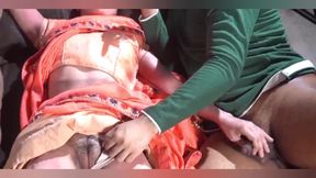 I took my desi stepson's big dick while he was cooking