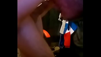 Me sucking my own dick (self-suck) 1st Attempt