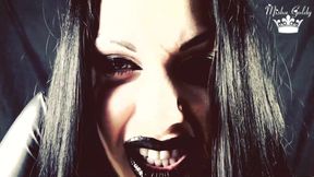 Goth darkside smoking JOI and tease