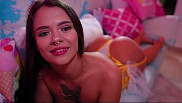 Teen goddess Kali gets double penetration with big cocks