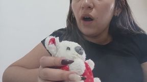 Humiliation with snot and a cigarette