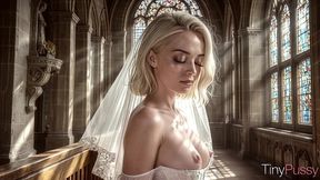 i fucked the bride in church, this skinny bitch was super tight [ai]