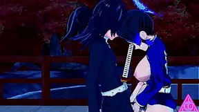 Shinobu Giyus Steamy Encounter in Demon Slayer Hentai Fantasy