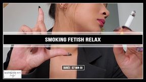 Smoking fetish relax