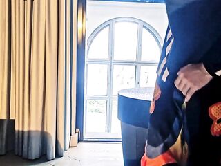 5 Star Hotel Ejaculation from Masked Biker [ OnlyFans & Instagram ]