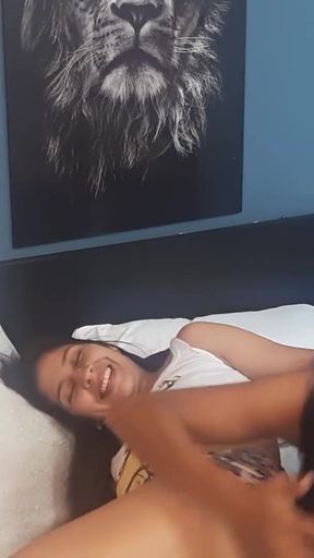 I lick my friend's pussy before I go home   Clip 1