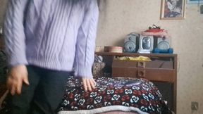 BRUSHING SOFT DARK HAIR AND BRUSHING SOUNDS