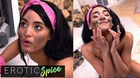 DEVIANTE - Huge facial splattering for free use Latina maid