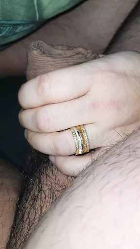 Step mom will not stop handjob step son dick in bed
