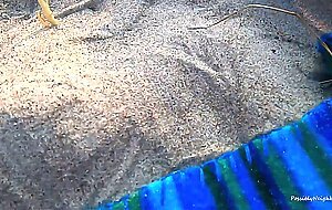 Caught on the beach by stranger