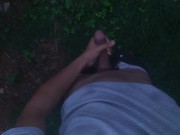 couldn't wait to get home, had to jerk off in a random place.