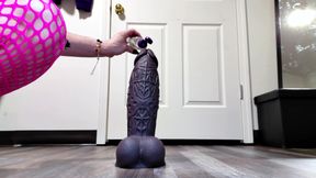 Slutty Mommys Wildolo Dildo Destruction : Pink Fishnets, Greedy Milf Hole Stretched Wide Multi Angle(Short Version)