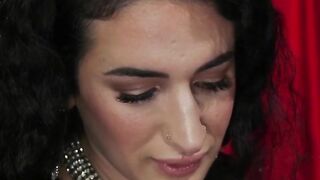 Horny Bombshell FemDom Pegs Submissive Guy - Big Boobs Pov Masturbation