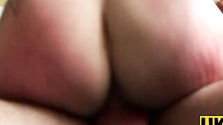UK Sub Slut's Rough Sex Adventure Ending In A Wild Orgasm
