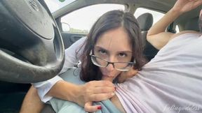 I Got Caught Giving `therapy` in His Car   in Public