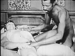 Vintage tape of a black stud banging a kinky white guy's boypussy